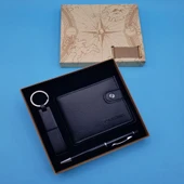 Siyah Touchpen Kalem Anahtarlık Ve Cüzdan - 2