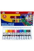 Guaj Boya Tüp 12 Renk 9 Ml My54 - 2