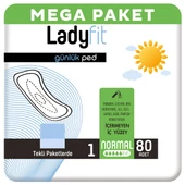 Ladyfit Günlük Ped Normal 80 Ped - 1