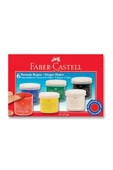 Parmak Boyası 6 Renk 25 ml 1 Paket 6 Lı Parmak Boya Anasınıfı Okul Öncesi Kreş Etkinlik - 1