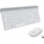 Logitech MK470 Kablosuz Klavye Mouse Seti Beyaz 920-009436 - 1