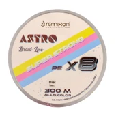 Remixon Astro 8X 300m Multi Color İp Misina  0.22 mm /  27lb-12.3 kg - 1
