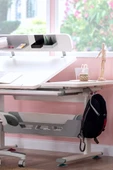 Creo Mobili Yükseklik ve Eğim Ayarlı, Vega Advanced Bilgisayar ve Çalışma Masası Takımı Beyaz/Gri - 2