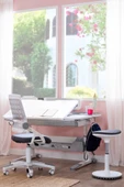 Creo Mobili Yükseklik ve Eğim Ayarlı, Sirius Simple Bilgisayar, Ofis ve Çalışma Masası Ekru/Gri - 5