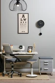 Creo Mobili Yükseklik ve Eğim Ayarlı, Vega Standart Bilgisayar, Ofis ve Çalışma Masası Ekru/Antrasit - 5