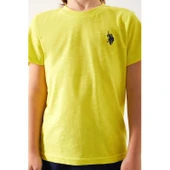 U.S. Polo Assn. 1354 Erkek Çocuk Live Naturals Limon Bermuda Takımı thumbnail 4