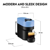 Nespresso Vertuo Pop Kapsüllü Kahve Makinesi Mavi thumbnail 5