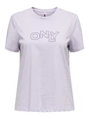 ONLY Kadın Onllotta Mor Tişört 15339251MR - 1