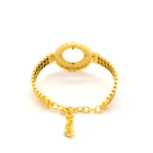 Çeyrek Altın Çerçeve Bileklik Çelik Altın Kaplama Arpa Model-BLZ-637 thumbnail 5