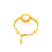 Çeyrek Altın Çerçeve Bileklik Çelik Altın Kaplama BLZ-648 thumbnail 5