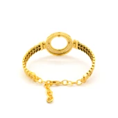 Çeyrek Altın Çerçeve Bileklik Çelik Altın Kaplama Arpa Model-BLZ-631 thumbnail 5