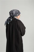 Antrasit Desenli Eşarp Kesik Elyaf Pamuksu Leopar Dijital Baskılı 202201_25 thumbnail 4