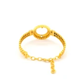 Çeyrek Altın Çerçeve Bileklik Çelik Altın Kaplama Arpa Model-BLZ-642 thumbnail 5