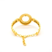 Çeyrek Altın Çerçeve Bileklik Çelik Altın Kaplama BLZ-640 thumbnail 5