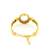 Çeyrek Altın Çerçeve Bileklik Çelik Altın Kaplama BLZ-641 thumbnail 5