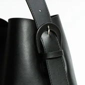 Kadın Suni Deri Salaş Shopper Omuz Çantası - 4