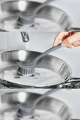 Çok Amaçlı Silikon Bulaşık Yıkama & Lavabo Temizleme & Mutfak Tezgahı Temizleme Fırçası - 2