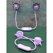 Kuromi Şarjlı Boyun Fanı Vantilatör 2 Kademeli Model 1 - 1