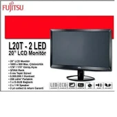 Fujitsu L20T-2 20'' Widescreen 5ms 1600x900  (2x1W Hoparlör) LED Monitör  VGA 2.EL KULLANILMIŞ - 3