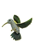 Zümrüt Kanatlı Sinek Kuşu Broş thumbnail 1