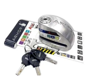 Armor 614 MVA Alarmlı Motorsiklet Disk Kilidi Mil Çapı 14mm Paslanmaz Çelik thumbnail 1