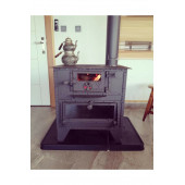 Nurak 65X50 Camlı Kömür Kuzinesi - 3