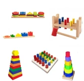 Ahşap Eğitici Oyuncak 6’Lı Kavram Seti - 1