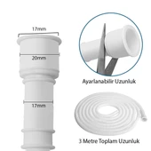 SUNUP SN-26114 3 METRE KLİMA DRENAJ GİDER BORUSU - 3