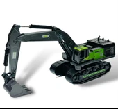 Oyuncak İş Makinaları Metal Uçlu Kepçe Dozer Sürtmeli Ekskavatör - 2