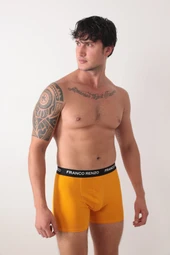 FRANCO RENZO Erkek 3'lı Lüx Kutulu Pamuklu Ve Likralı Boxer thumbnail 4