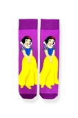 Tekli Unisex Anime Desenli Mor Renkli Esnek Nem Alabilen Pamuklu Çorap thumbnail 1