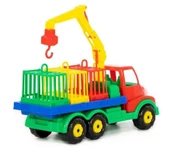 Oyuncak İş Makinaları Plastik Hayvan Nakil Aracı 45 cm - 3