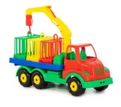 Oyuncak İş Makinaları Plastik Hayvan Nakil Aracı 45 cm - 1