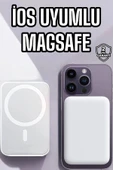5000 Mah İOS Uyumlu Magsafe Kablosuz Şarj Hızlı Şarj Desteği thumbnail 1