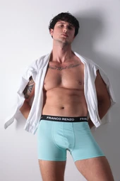 FRANCO RENZO Erkek 3'lı Lüx Kutulu Pamuklu Ve Likralı Boxer thumbnail 4