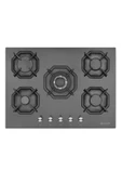 EMİNÇELİK 2250 5 Gözlü /1 Gözü Wok Ankastre Ocak + Candy Fcp405 Siyah Ankastre Fırn - 3