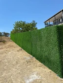 ( 200 cm x 10 mt ) Çim çit yeşil bahçe çiti çit teli örgü teli thumbnail 2