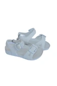 ABOOWE Novelido Eva Çocuk Sandalet Beyaz - 2
