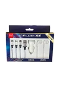 BOOD Cs-61 3'lü Araç Kiti Micro Usb , Type-c, Lightning Girişli 2 Usb'li Araç Çakmak Şarjı - 2