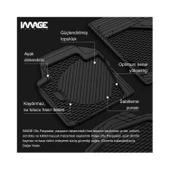 10 MM Mercedes A Universal New Generation Pro Mat with 5D Pool beigesi W177 Sedan 2019 ile uyumlu 5D Havuzlu Üniversal Paspas BEJ - 5