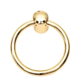 Sarkaç Dolap Dolabı Çekmece Kulpu Kulpları Kulbu Gold Metal Halka Kulp (4 ADET) Mobilya Mutfak - 5