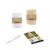 Tote Çanta Beyaz - Soft Sarı - 2