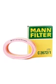 MANN C2672/1 Hava Filtresi Clio II 98>05 Kangoo 97> Megane I 96> Logan 04> Sandero 08> Symbol II 08> - 1
