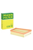 MANN C25115 Hava Filtresi Megane III 08>15 Grand Scenic III 09> FLUENCE 09> 1.2TCe 1.4TCe 1.5dCI 1.6 - 1