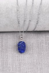 Lapis Lazuli Doğal Taş Kolye thumbnail 1