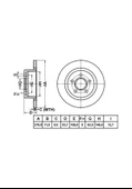 FREN DISK ARKA DUZ 278-5 (FORD CONNECT - 1