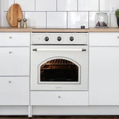 Kumtel Rustik Beyaz Cam Ankastre Fırın 4 Prog. B66-SF2(MT) - 2