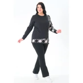 Kadın Büyük Beden Sweatshirt - 2