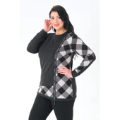 Kadın Büyük Beden Sweatshirt - 1