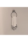 Decorev DC-5059 Dekoratif Yapıştırmalı Banyo Mutfak Metal Yuvarlak Havluluk Askı Siyah - 2